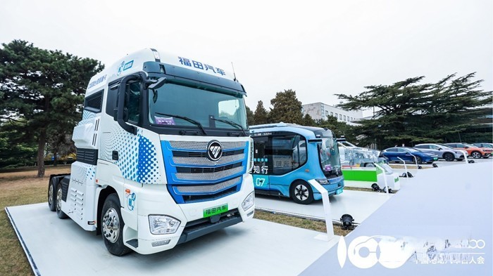 全國首臺福田智藍液氫重卡產品