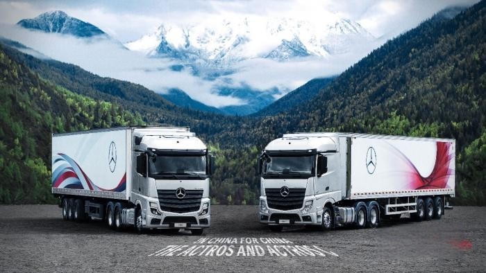 “貨”力全開！奔馳卡車星徽服務助力618，讓包裹奔馳起來